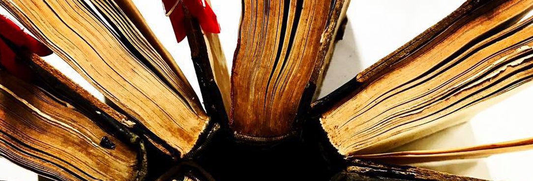 Water damaged records water logged books